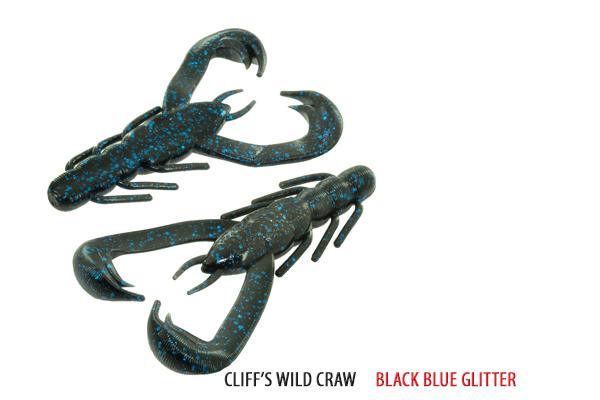V&M Wild Craw Jr. Black Blue Glitter**