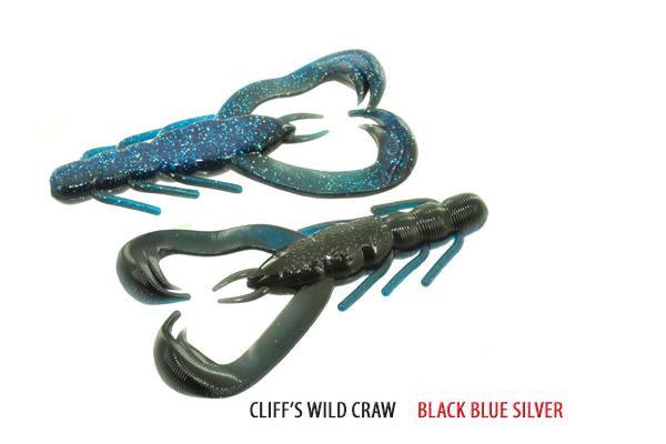 V&M Wild Craw Jr. Black Blue Silver**