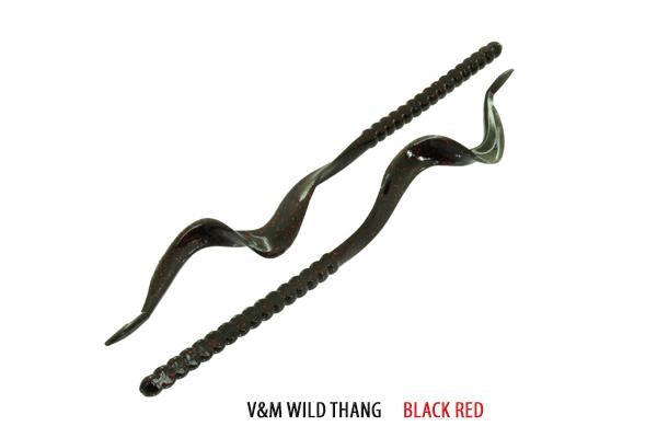 V&M Wild Thang 8.5 Black Red Glitter**