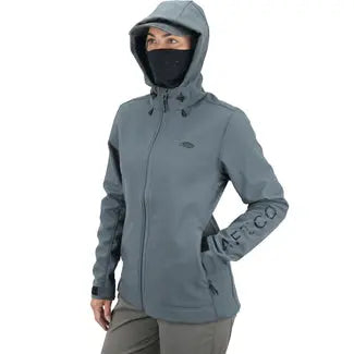 Aftco Womens Reaper Windproof Jacket Medium Charcoal