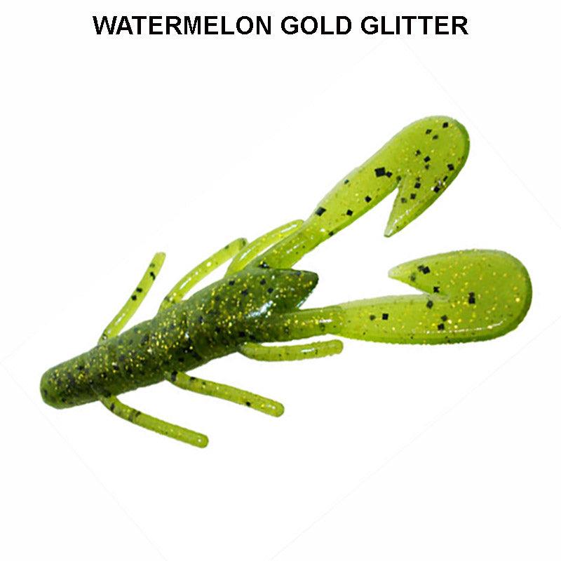 Zoom UltraVibe Speed Craw 3.5" 12pk Watermelon Gold Glitter 141 **