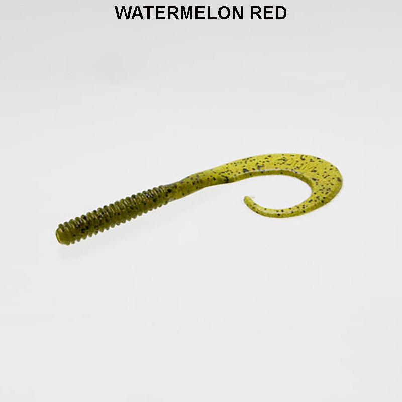 Zoom Big Dead Ringer Worm 8" Watermelon Red