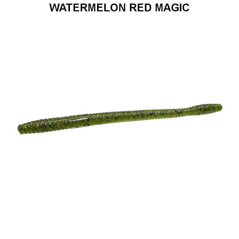 Zoom Magnum Trick Worm 8pk Watermelon Red Magic 304 **