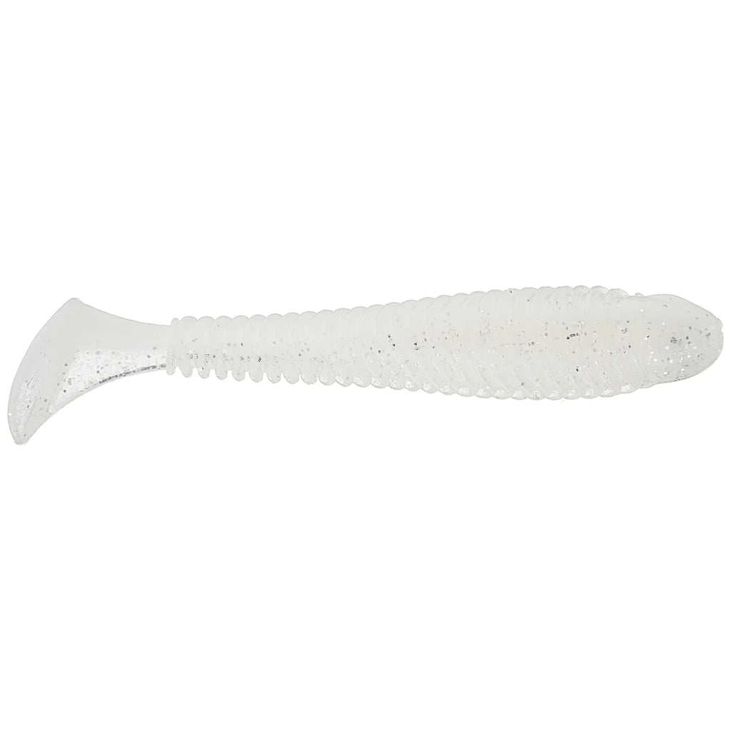 Googan Baits Saucy Swimmer 3.8" White Pearl Shad