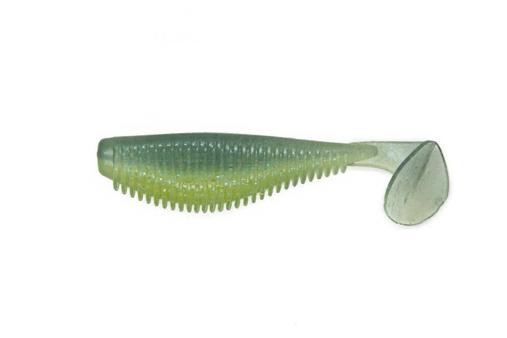 V&M Wild Shad Electric Blue Chartreuse