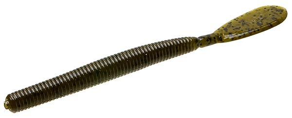 Zoom Speed Worm 5.5" 15pk Green Pumpkin