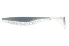 Damiki Armor Shad Paddle Tail Swimbait 4" PB Silver 2