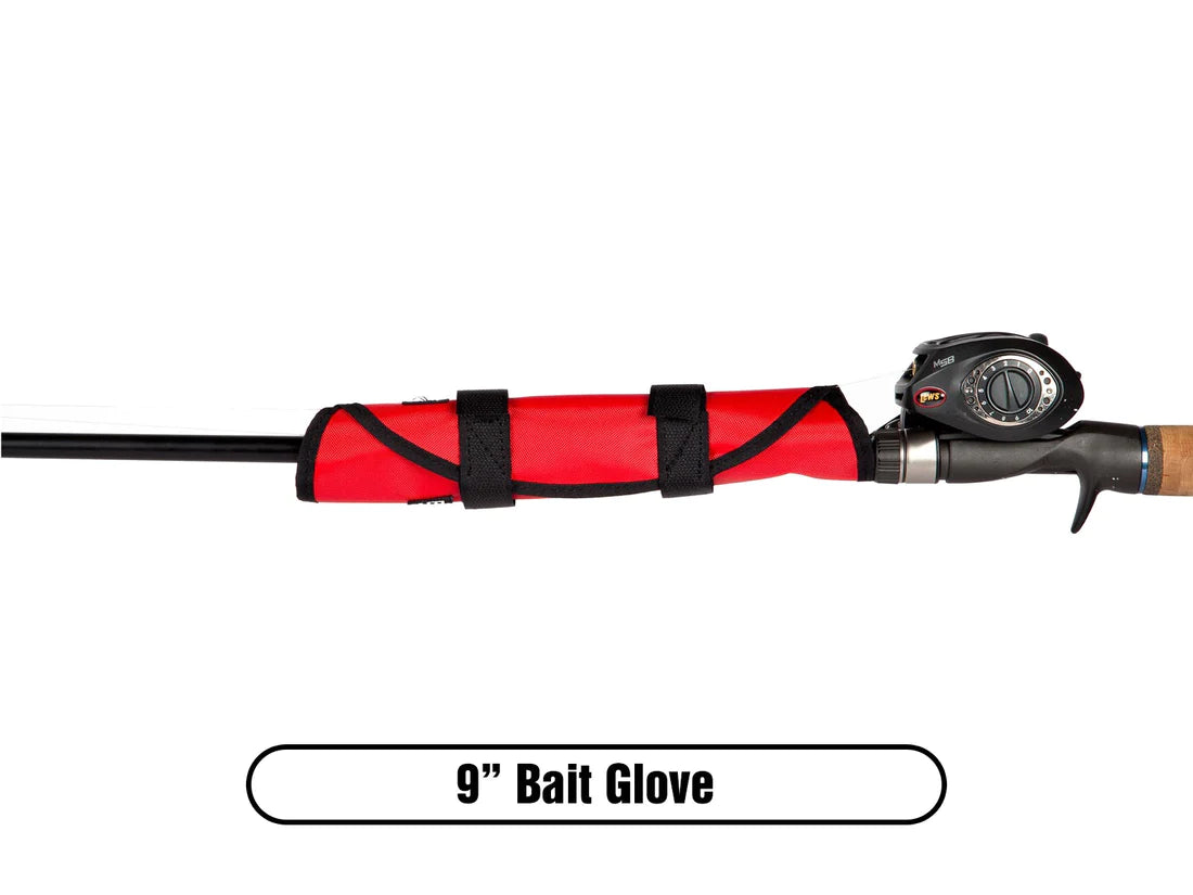 VRX The Bait Glove – Bait Cover Wraps – Choice Of Sizes (BG6RD, BG9RD, BG12RD) – Red