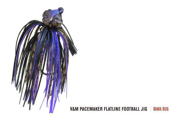 V&M Pacemaker Flatline Football Jig Bama Bug