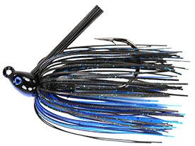 Dirty Jigs No-Jack Swim Jig Black Blue 3 8oz