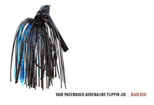V&M Cliff Pace The Adrenaline Pacemaker Flippin Jig Black Blue