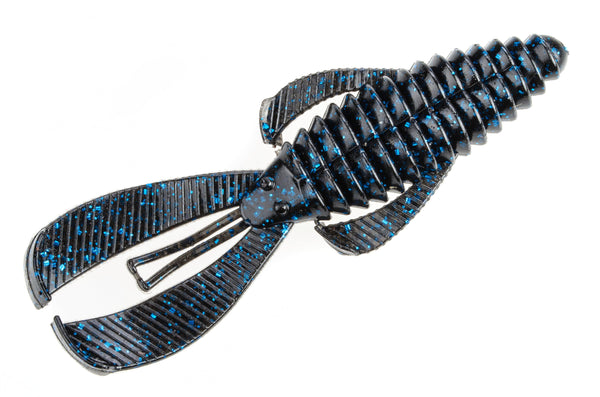 Strike King Rage Bug - Blue Craw Red Flake Soft Plastic Fishing Bait