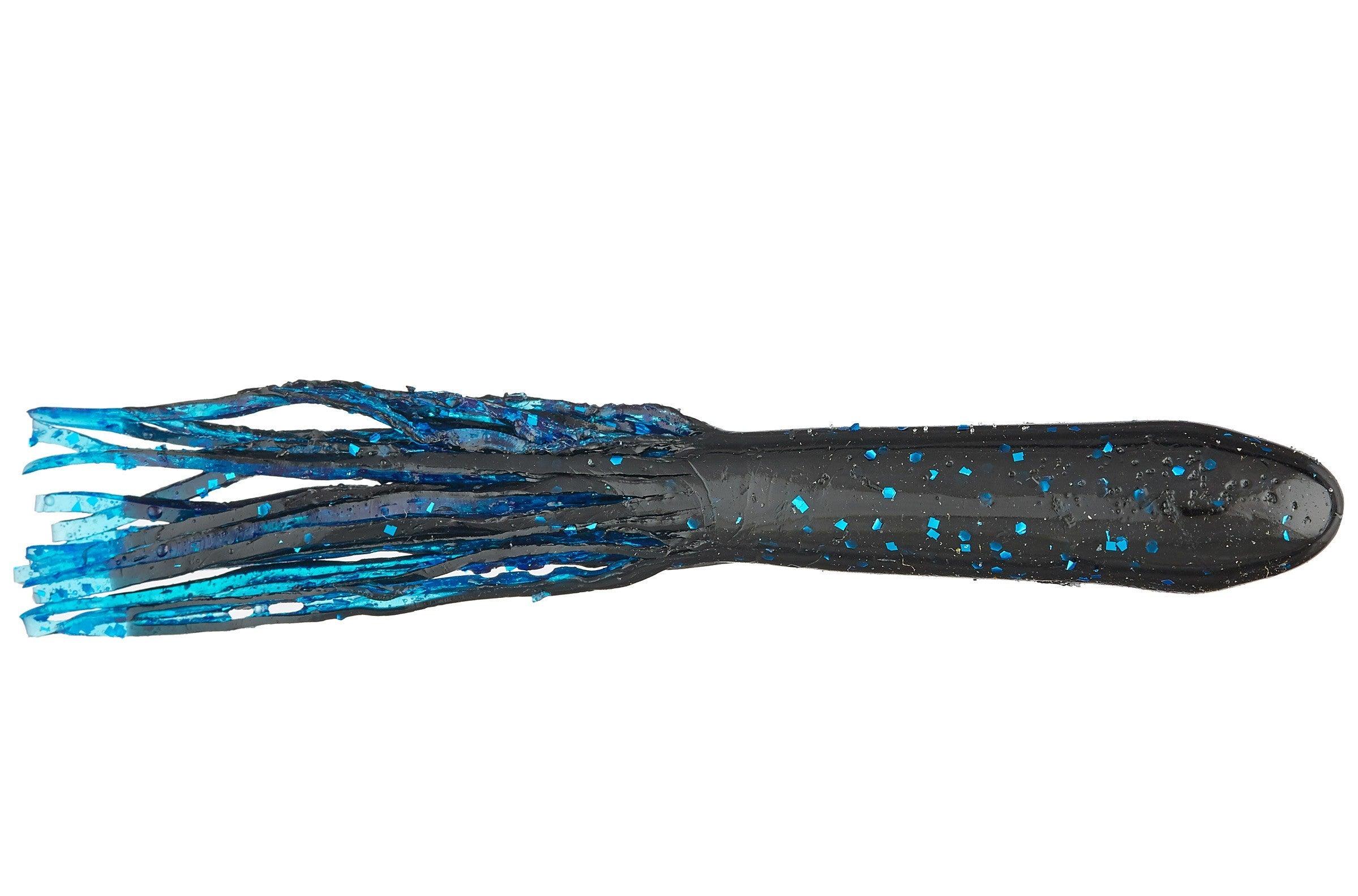 Strike King Flip-n-Tubes Coffee Tubes 4.5" Black Blue Flake (D)