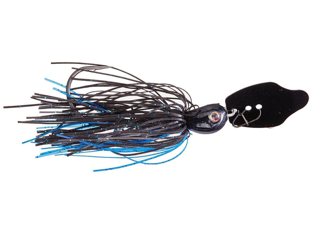 Strike King Thunder Cricket Vibrating Jig Black Blue 3 4oz