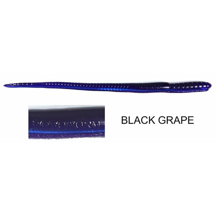 Roboworm Straight Tail 7" Black Grape