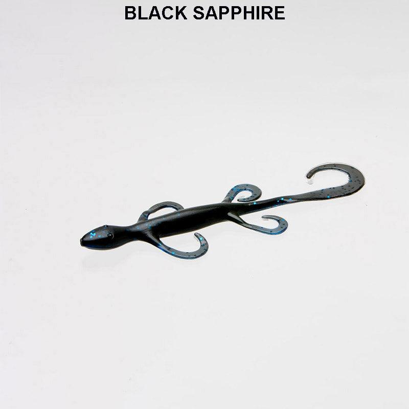 Zoom Lizards 6" Black Sapphire 100**