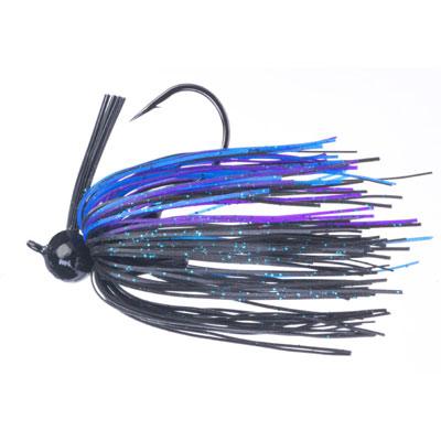 Santone M-Series Football Jig Black Blue Purple 3 4oz