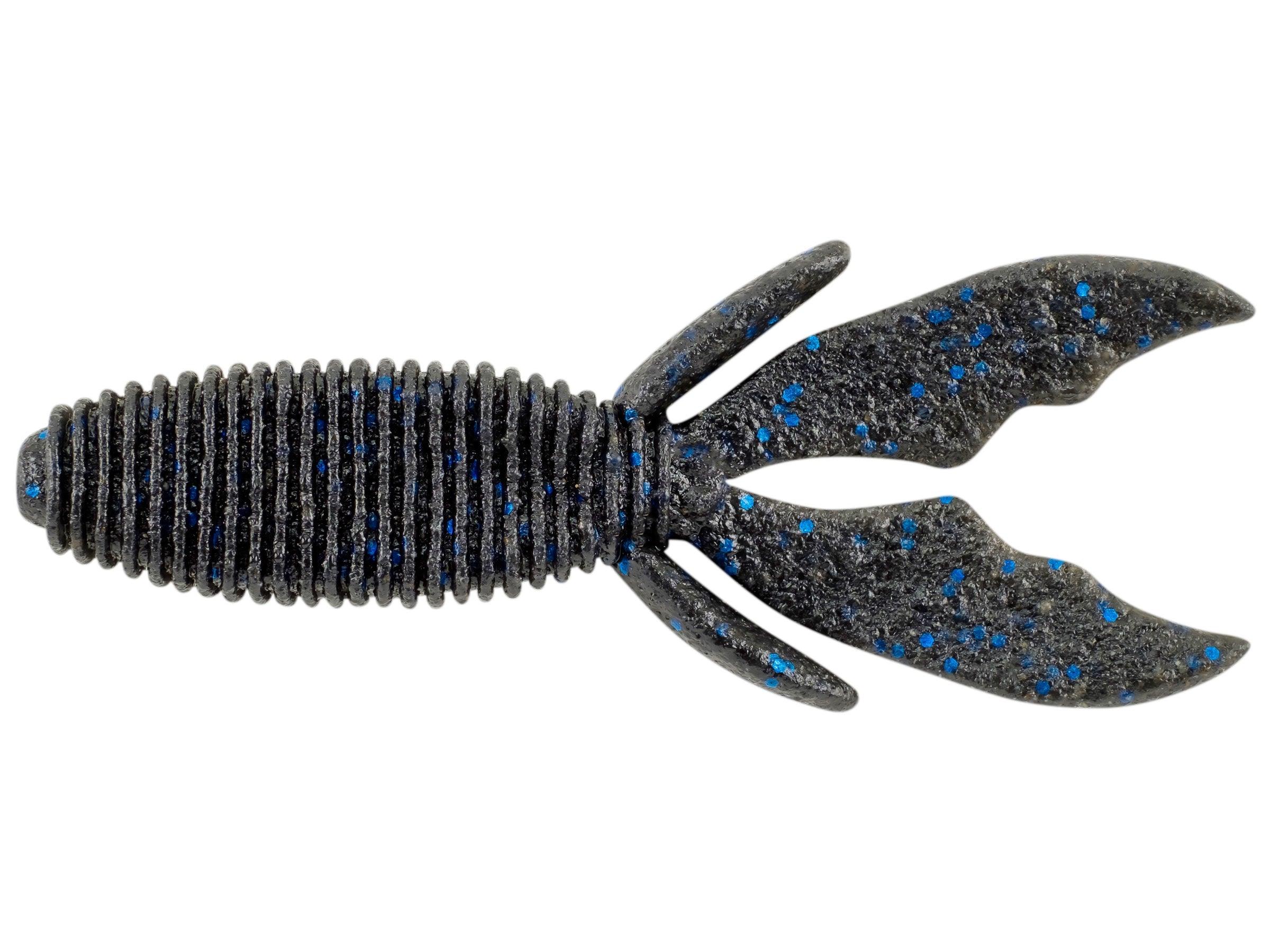 Berkley PowerBait MaxScent Creature Hawg Black Blue Fleck**