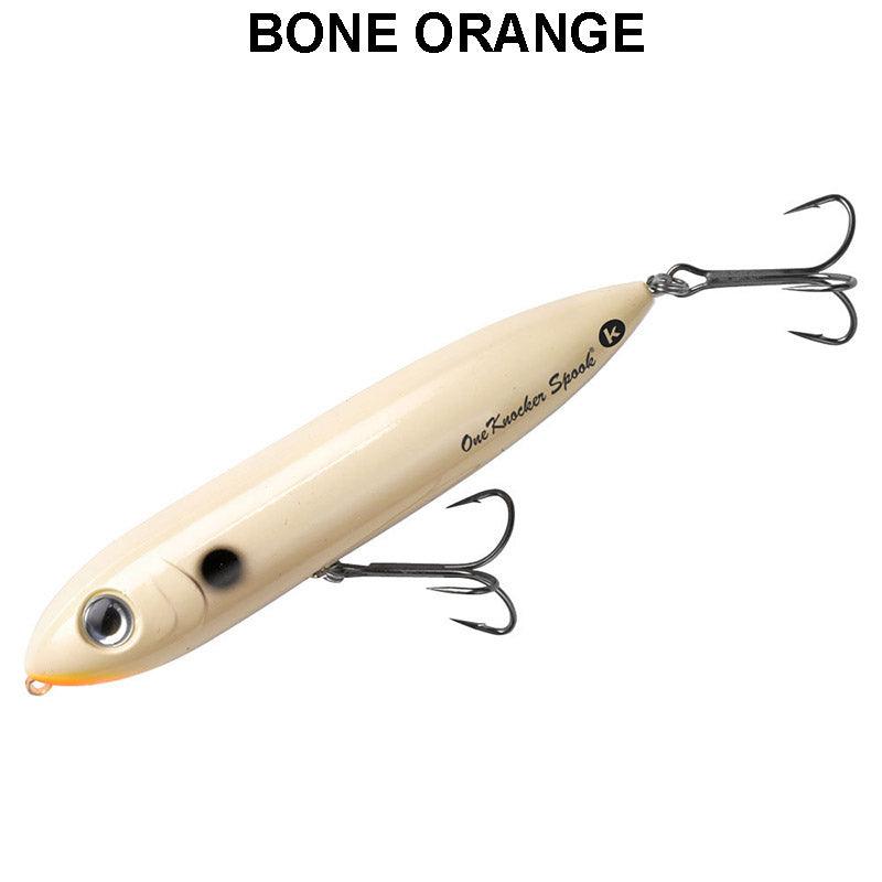 Heddon One Knocker Spook - Bone/Orange