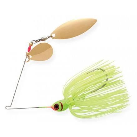 Booyah Blade Tandem Spinnerbait chartreuse 1/2oz