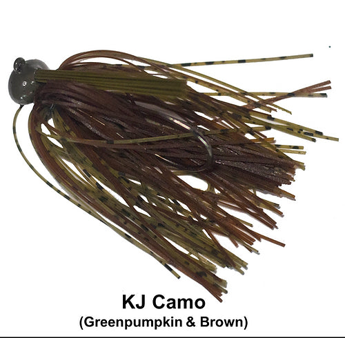 Queen Tackle Tungsten Football Jig KJ's Camo