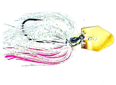 Queen Tackle Tungsten Switch Blade Jig Pink Pixie Dust 3 8oz