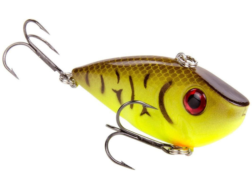 Strike King Red Eye Shad 2-Tap 1/2oz Chartreuse Belly Craw
