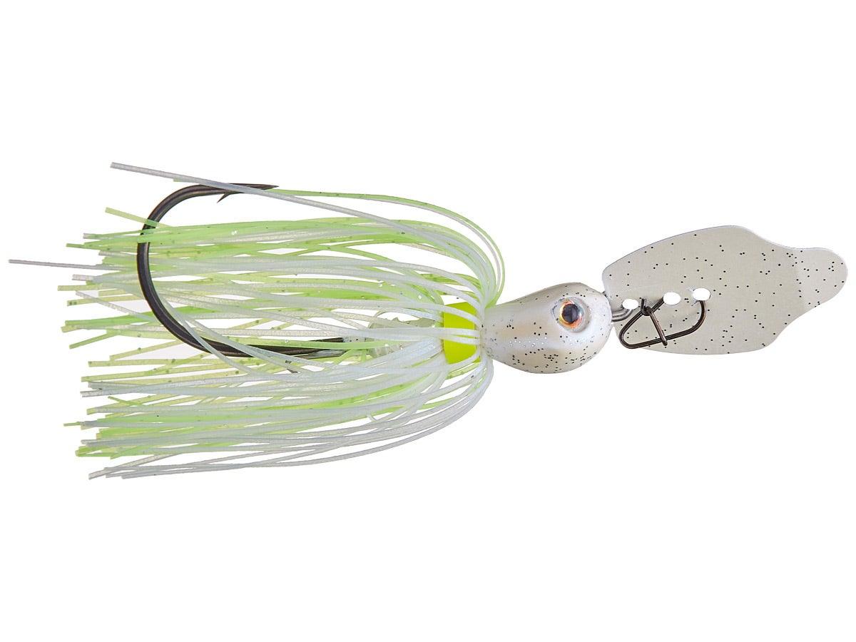 Strike King Thunder Cricket Vibrating Jig Chartreuse Blue Glimmer 1 2oz