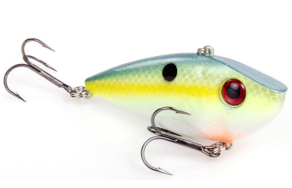 Strike King Red Eye Shad 2-Tap 1/2oz Chartreuse Sexy Shad