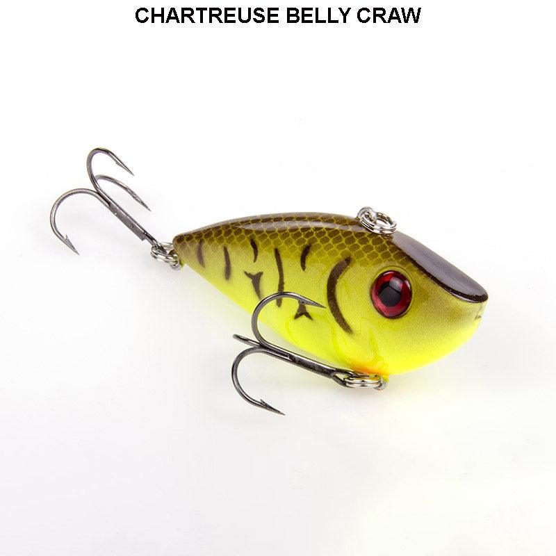 Strike King Red Eye Shad 1/2oz Chartreuse Belly Craw