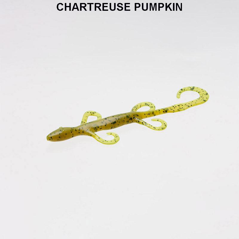 Zoom 8" Magnum Lizard Chartreuse Pumpkin 012**