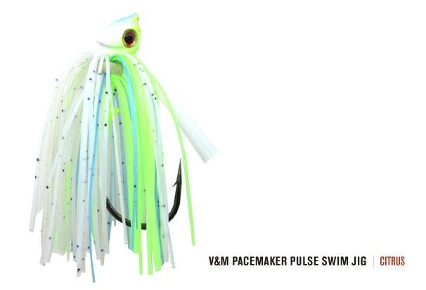 V&M Pacemaker Pulse Swim Jig Citrus