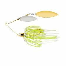 War Eagle Double Willow Spinnerbait Hot White Chartreuse 3 8oz