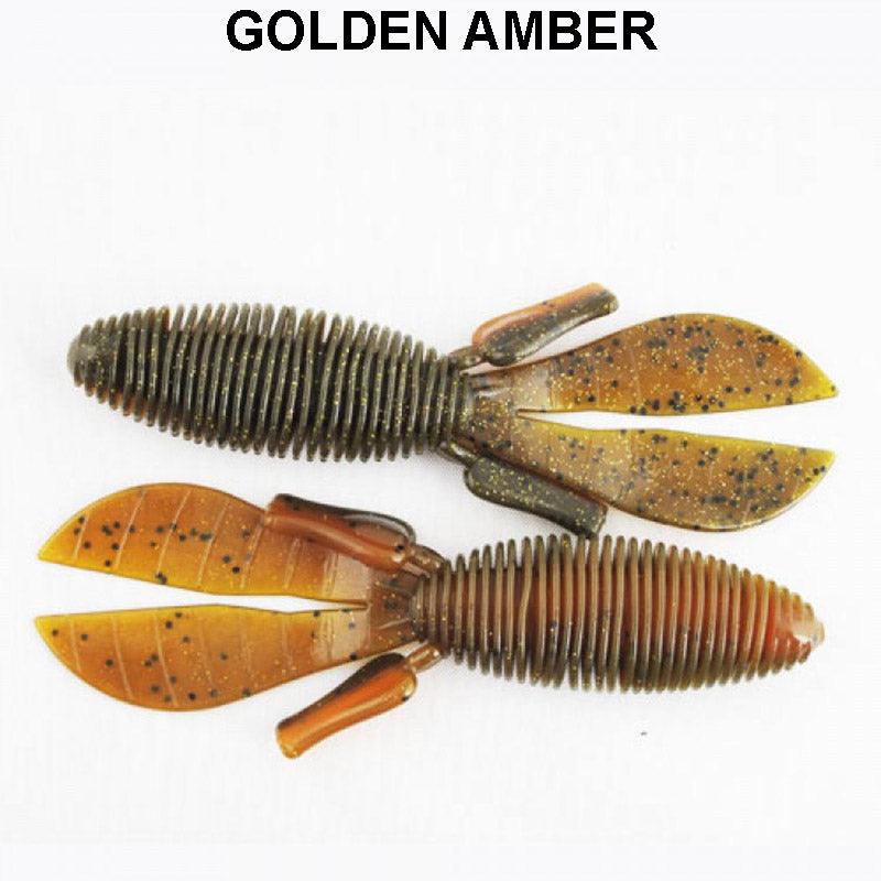 Missile Baits D Bomb Golden Amber 4" - 6pk