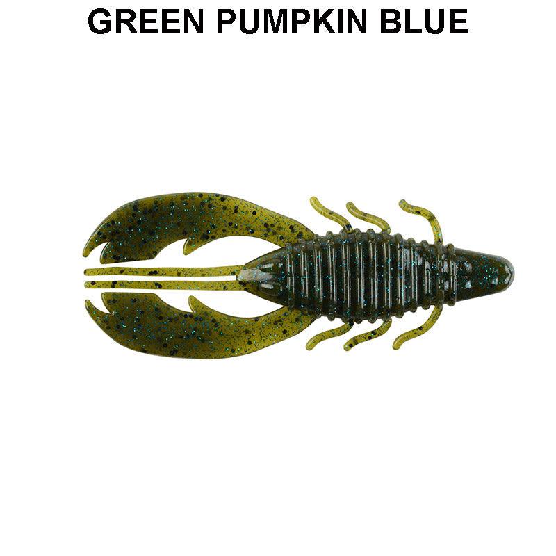 Berkley PowerBait Craw Fatty Green Pumpkin Blue 4''