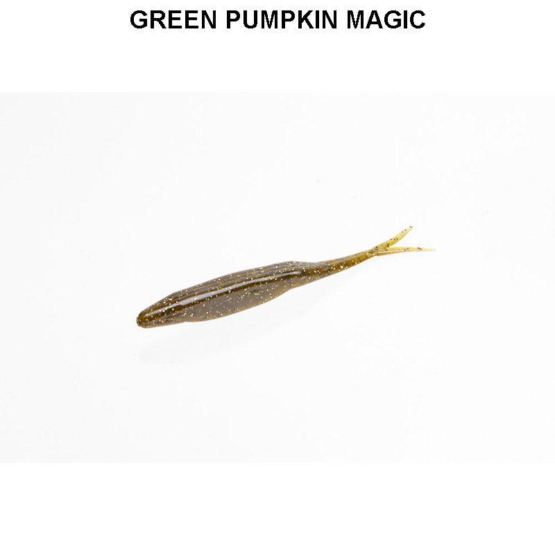 Zoom Super Fluke Green Pumpkin Magic