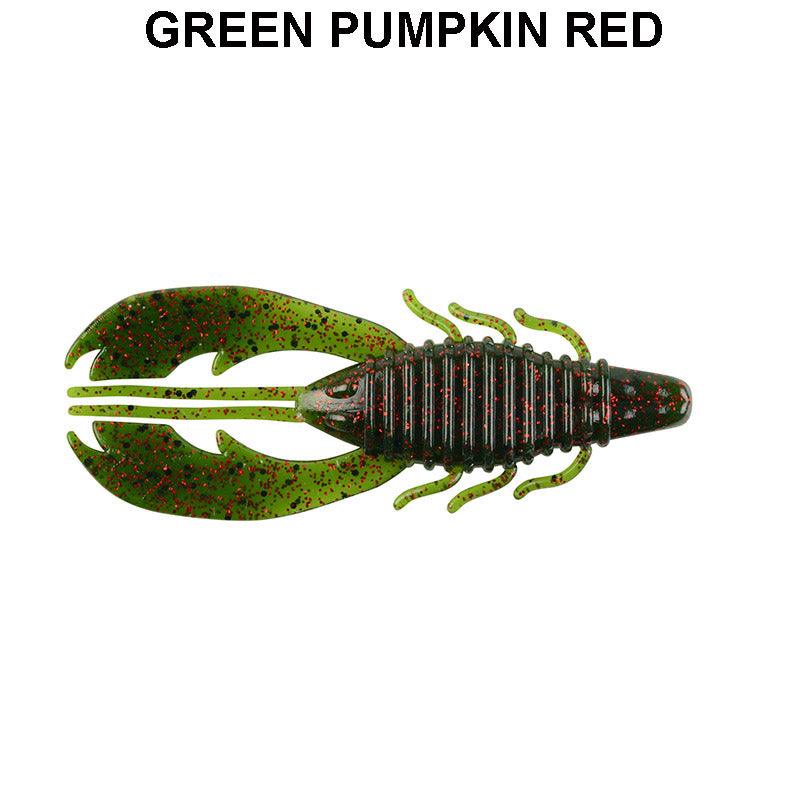 Berkley PowerBait Craw Fatty Green Pumpkin Red 4''