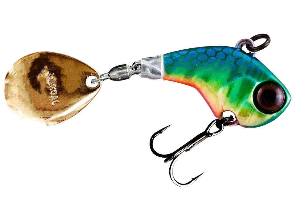 Jackall Deracoup Tail Spinner HL Lime Gold