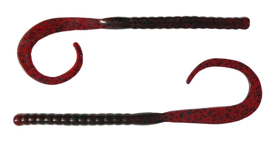 X Zone Lures Pro Series 11" Blitz Worm Red Bug