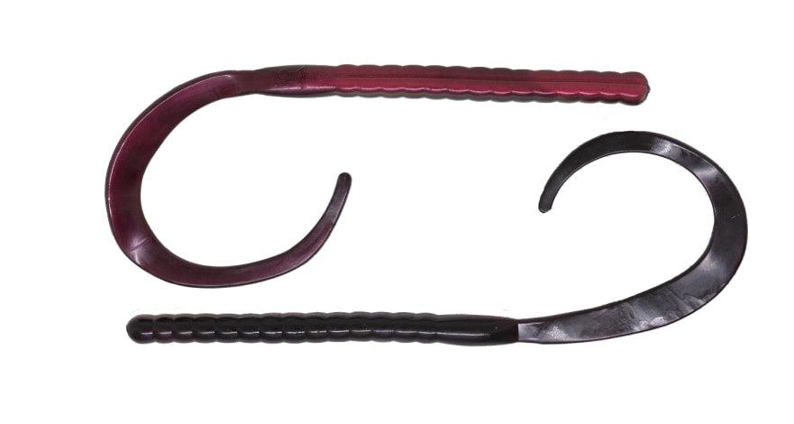 X-Zone Lures 26708 11 Blitz Worm, Red Shad