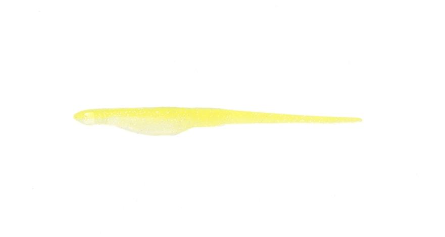 X Zone Lures Pro Series 6" Whiplash Shad Chartreuse Pearl