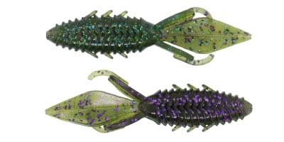 X Zone Lures Pro Series 4" Adrenaline Bug Sprayed Grass