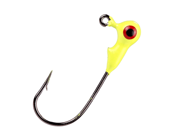 Mr. Crappie Jig Heads 1 32oz Chartreuse