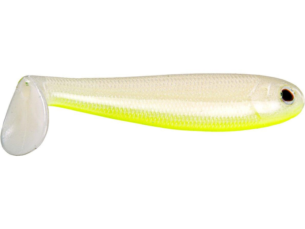 Strike King Shadalicious 4.5 Pearl Chartreuse Belly