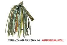 V&M Pacemaker Pulse Swim Jig Watermelon Bluegill