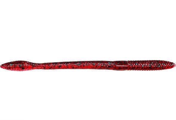 Strike King Finesse Worm 6.5" Red Bug