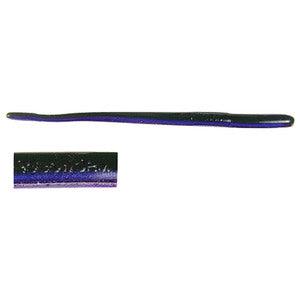 Roboworm Straight Tail 6" Green Pumpkin Purple