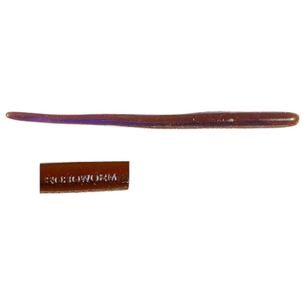 Roboworm Straight Tail 4.5" Oxblood Red Flake