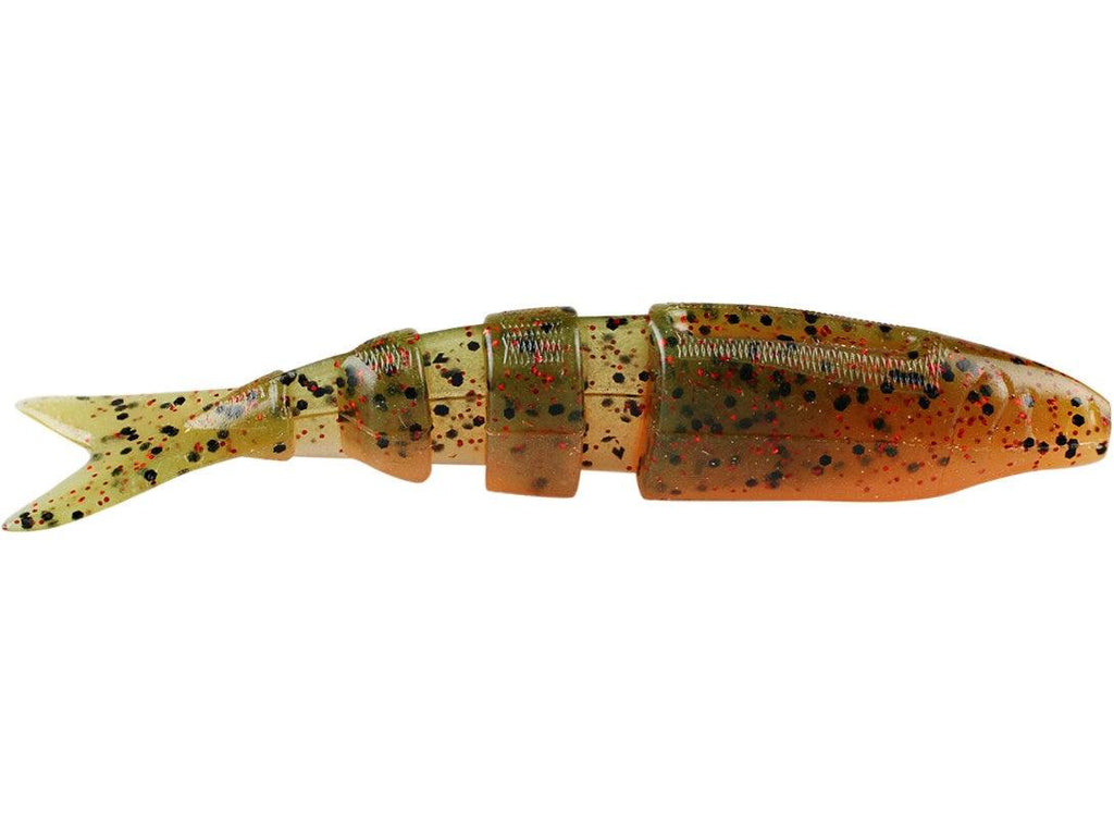 Lake Fork Trophy Lures Live Magic Shad Boot Tail 4.5 inch / Sun Perch