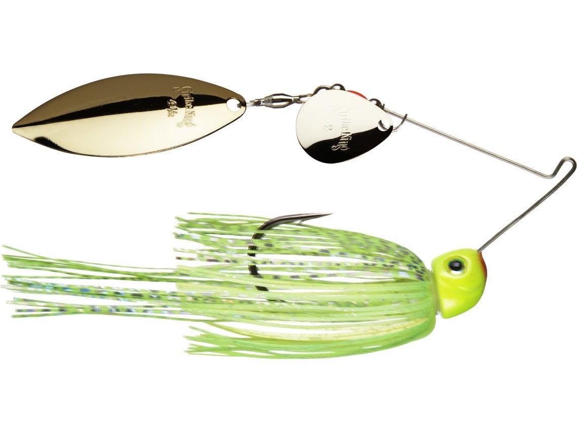 Strike King Hack Attack Heavy Cover Spinnerbait (D) Super Chartreuse 1 2 oz